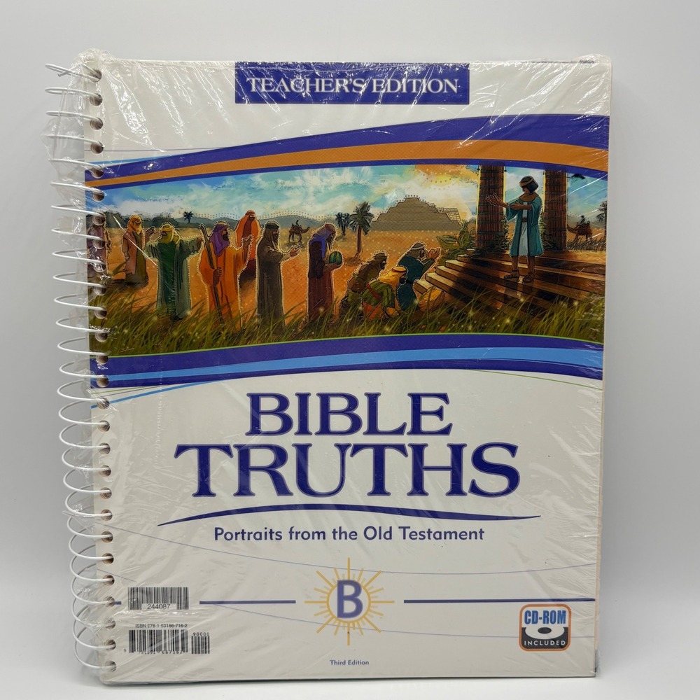 BJU Press Bible Truths B Old Testament Teacher Edition NEW Third Edition with CD